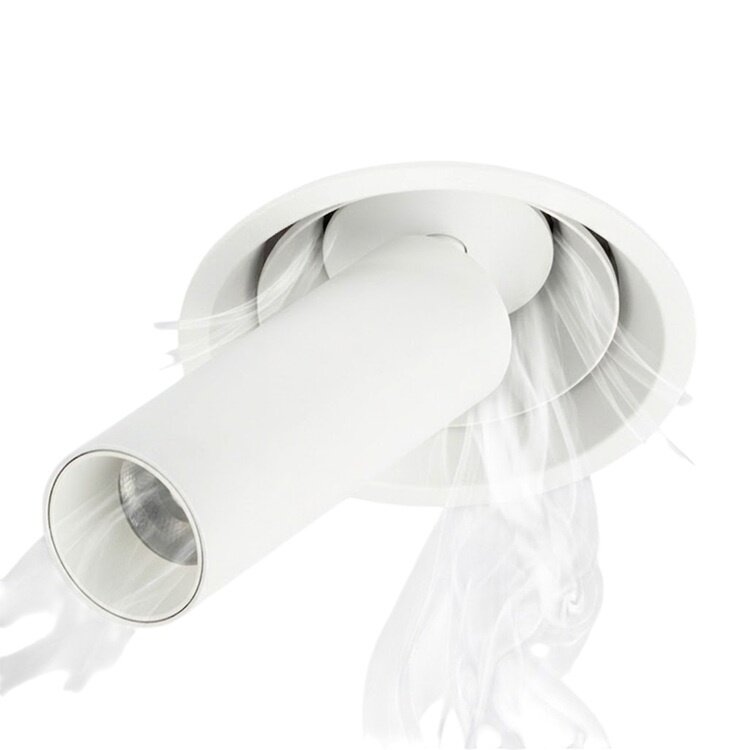 Ventilatie Inbouwspot Koker Noa Wit 7.5 Watt  IP20 incl. Driver