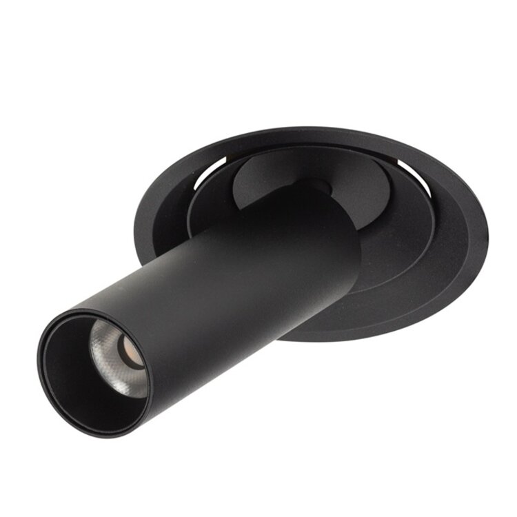 Ventilatie Inbouwspot Koker Noa Zwart 7.5 Watt  IP20 incl. Driver