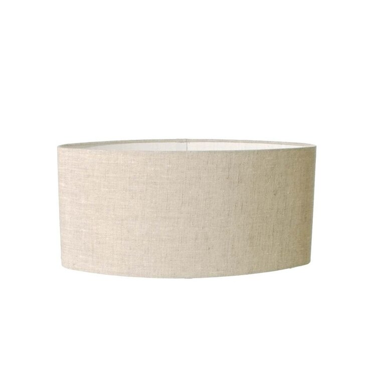 Lampenkap Ovaal Vlaslinnen Licht 30cm