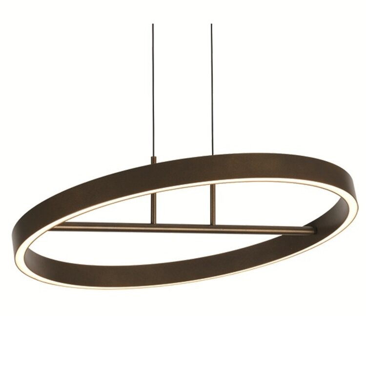 Freelight Hanglamp Livello Brons-Goud Led 47 Watt Ø 60cm