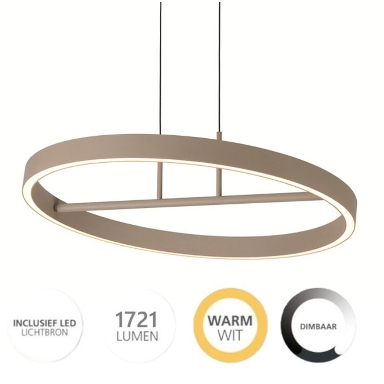 Freelight Hanglamp Livello Creme Led 47 Watt Ø 60cm