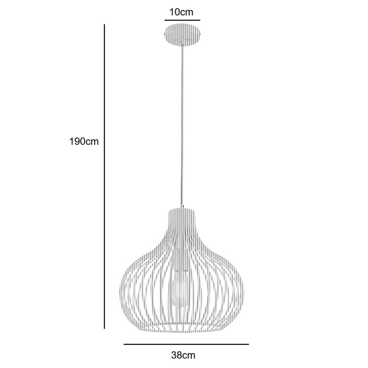 Freelight Hanglamp Aglio Brons-Goud Metaal Ø 38cm