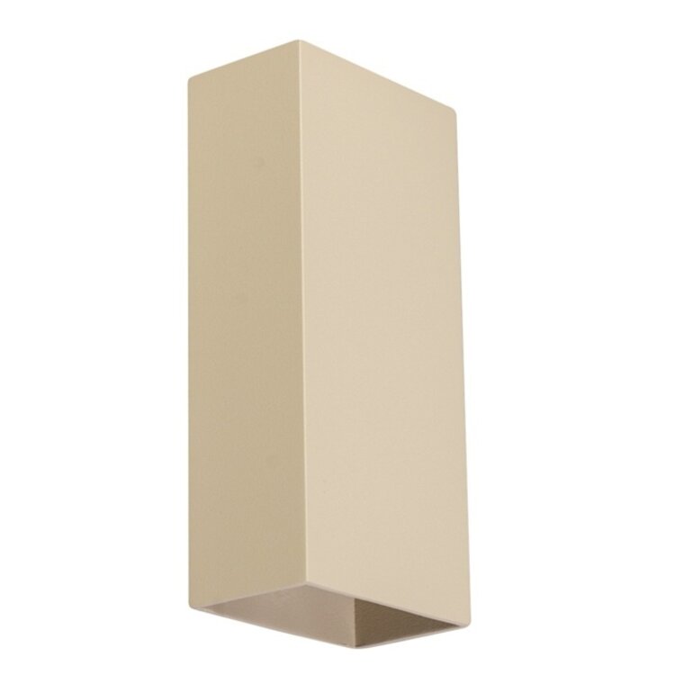 ETH Wandlamp David Crème/Zand Up & Down 2x GU10
