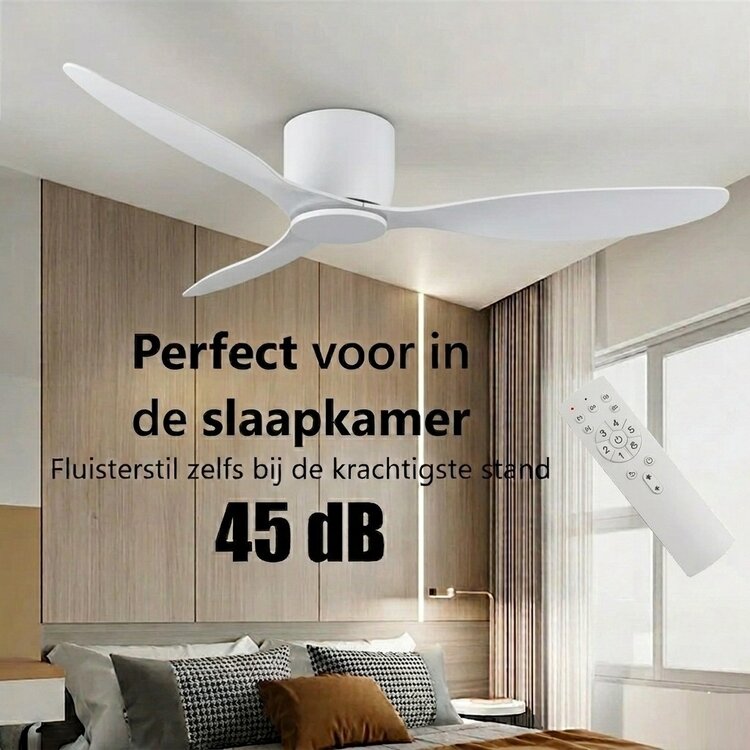Freelight Plafondventilator Brezza Wit 132cm