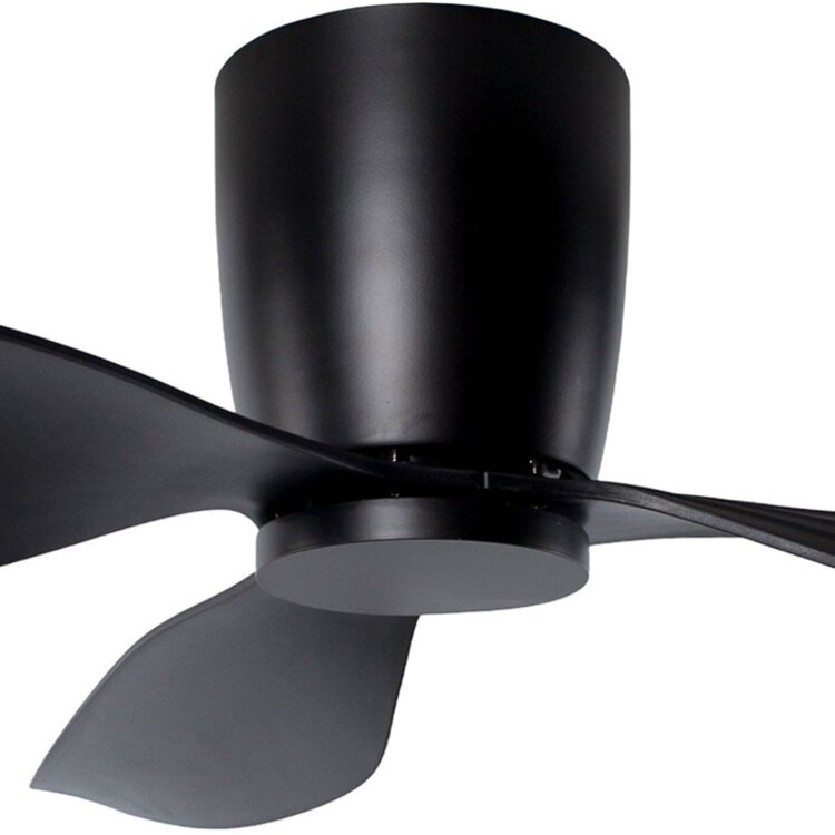 Freelight Plafondventilator Arioso Eco Zwart Incl. 16W Led & 6 Speed - Afstandsbediening - Ø 127cm