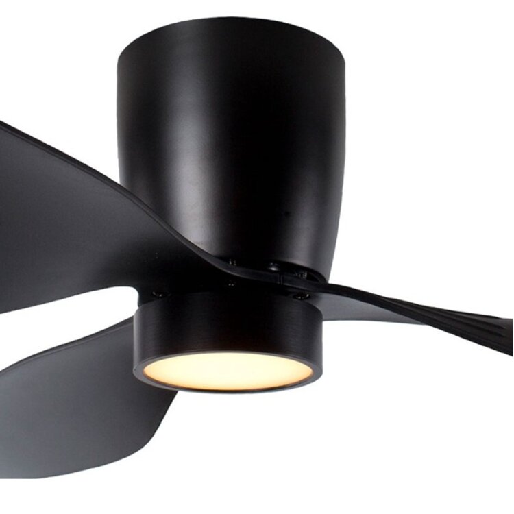 Freelight Plafondventilator Arioso Eco Zwart Incl. 16W Led & 6 Speed - Afstandsbediening - Ø 127cm