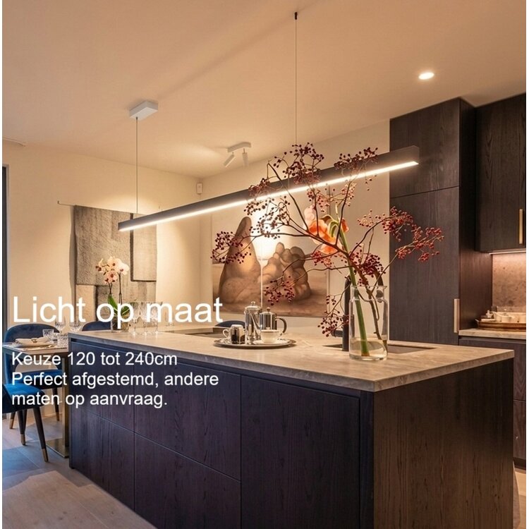 Hanglamp op maat Velora No.2 Led 120 tot 240cm Lang