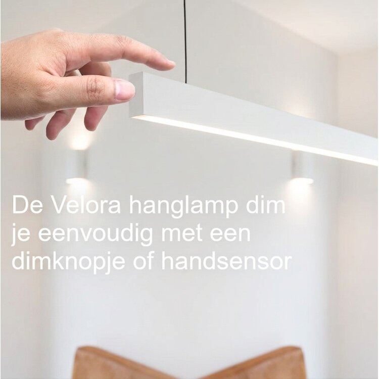 Hanglamp op maat Velora No.4 Led 120 tot 240cm Lang