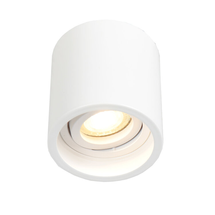 Opbouwspot Pélite Wit Ø 8.5cm - GU10 Fitting  1731W
