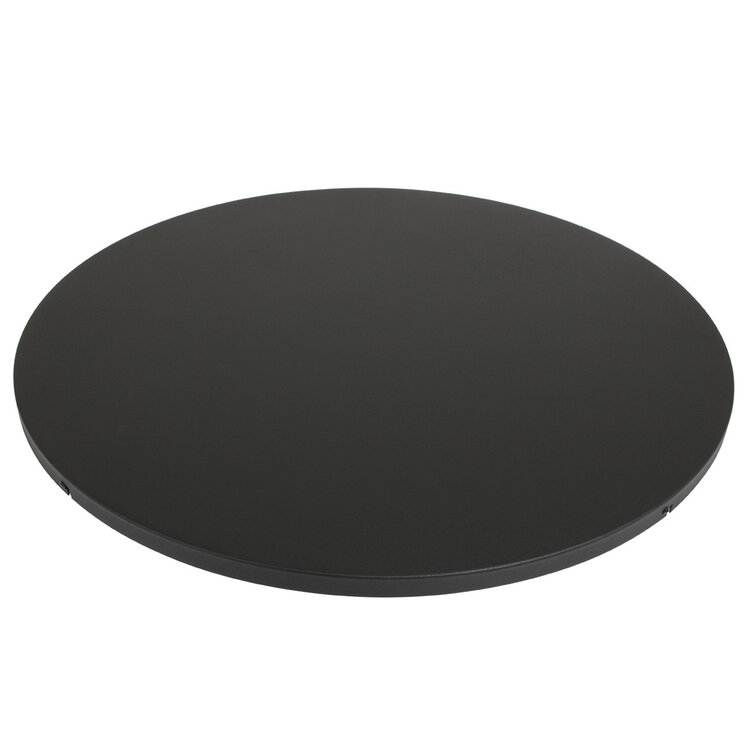 Plafondplaat Zwart Rond Ø 70cm Incl. Ophangbeugel I15301S