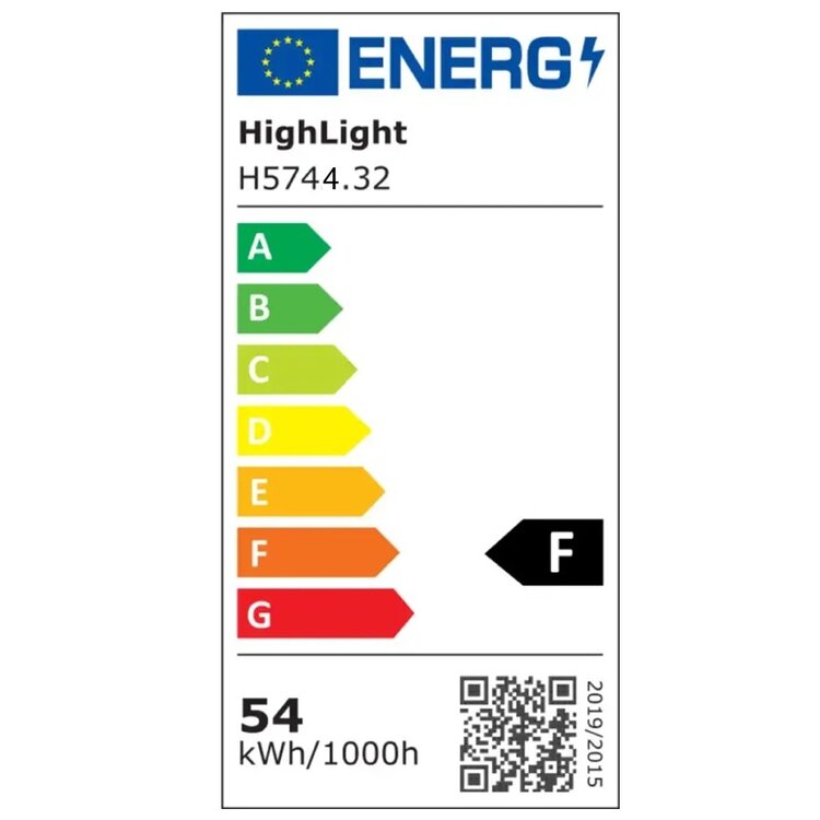 Highlight Hanglamp Enzo Zwart & Brons - Amber Glas Ø 20cm  - 3 Lichts  Balk