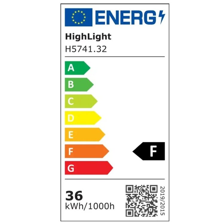 Highlight Hanglamp Enzo Zwart & Brons - Amber Glas Ø 20cm  - 3 Lichts