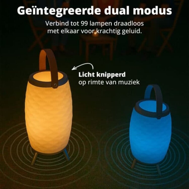 Flinq Draadloze Speakerlamp & Wijnkoeler Bali XL