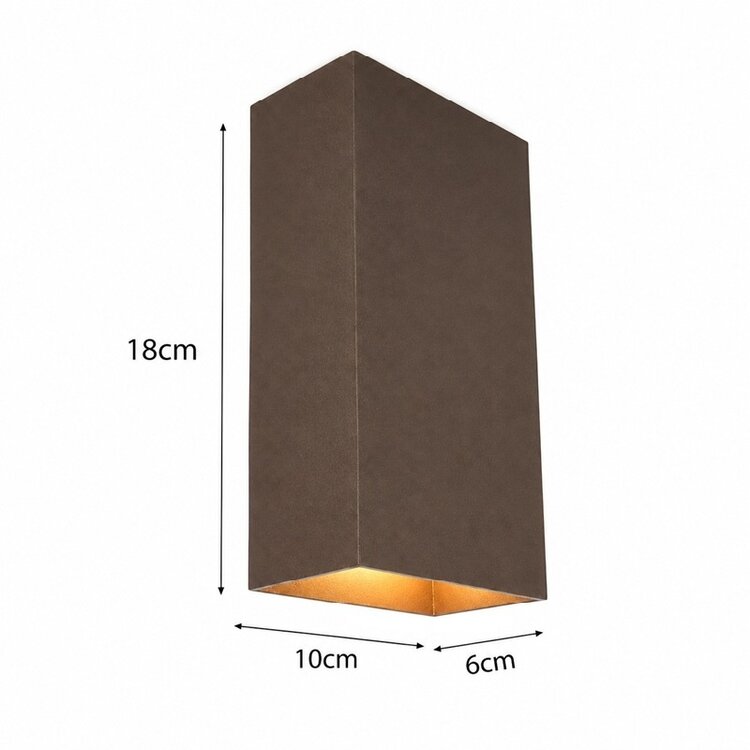 Highlight Wandlamp Eros Choco Up & Down 18cm 2x GU10