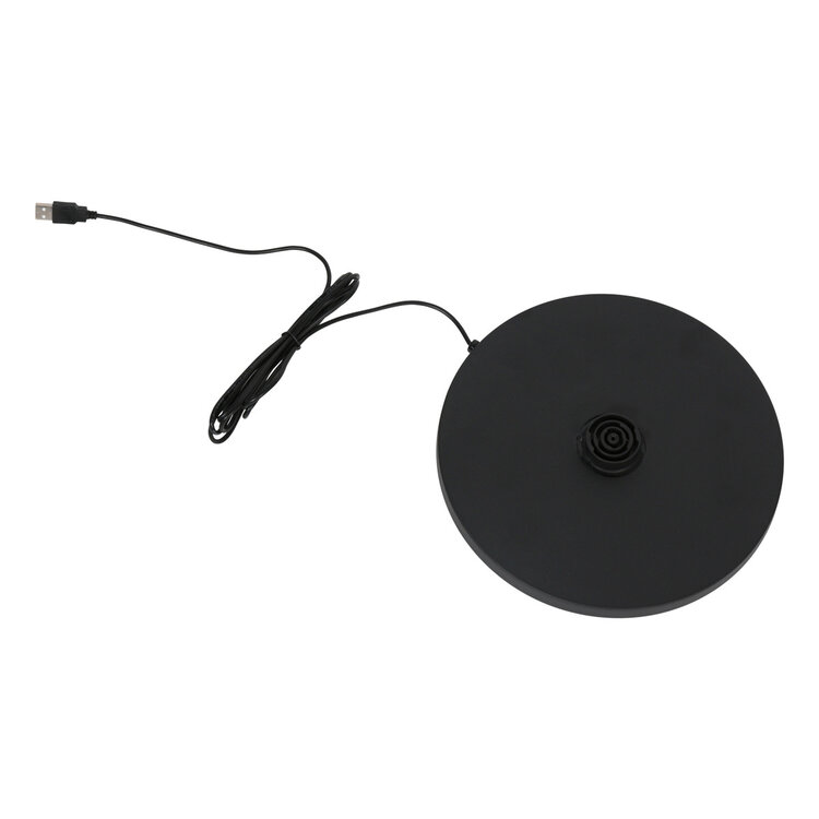 Mexlite Oplaadbare Vloerlamp GlowGo Zwart Verstelbaar incl Accu 4603ZW