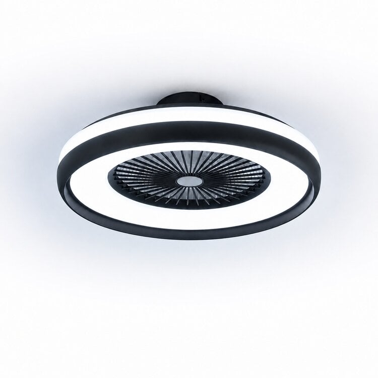 Plafondventilator Lumivento Aura Zwart Ø 60cm