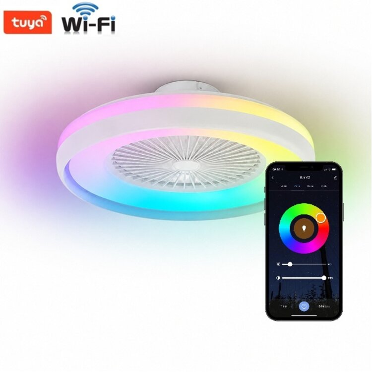 Plafondventilator Lumivento Aura Wit Ø 60cm