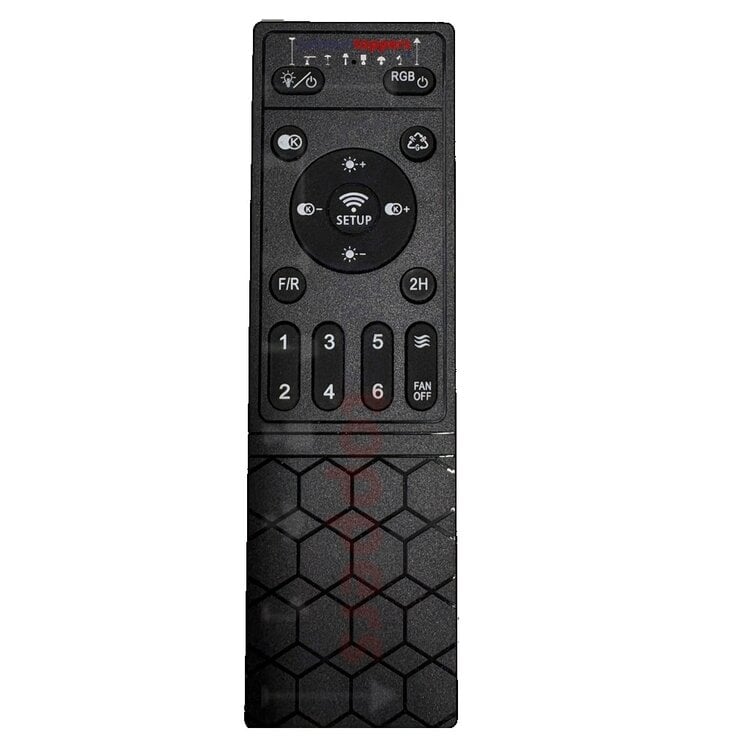 Freelight Plafondventilator Ventola Zwart Ø 60cm incl. Remote & App