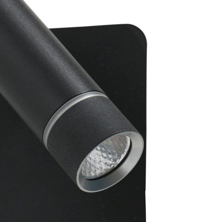 Steinhauer Wandlamp Volari Zwart Dim to Warm 1 Lichts 4712ZW