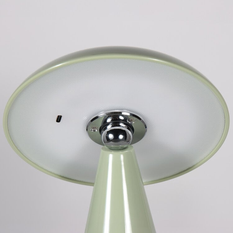Anne Light Anne Light Oplaadbare Tafellamp Mush Glanzend Groen 3 Watt Ø 15cm