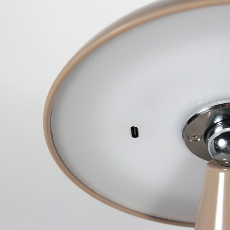 Anne Light Anne Light Oplaadbare Tafellamp Mush Glanzend Bruin 3 Watt Ø 15cm