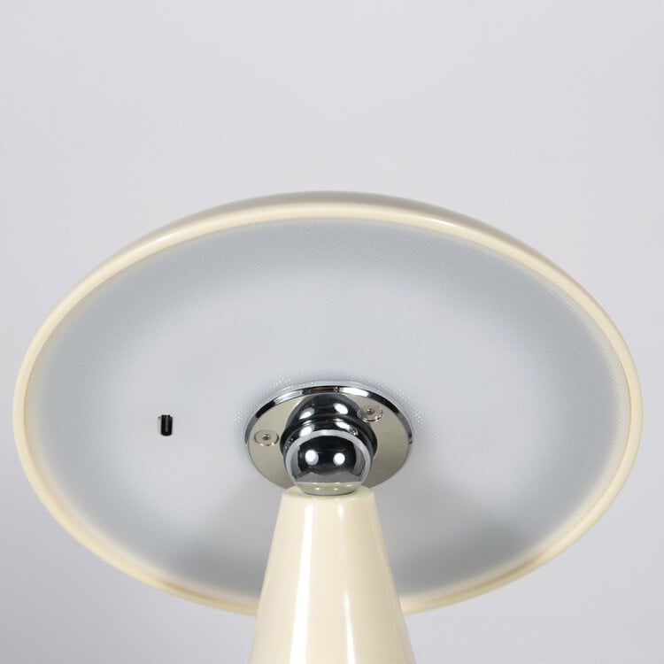 Anne Light Anne Light Oplaadbare Tafellamp Mush Glanzend Crème 3 Watt Ø 15cm