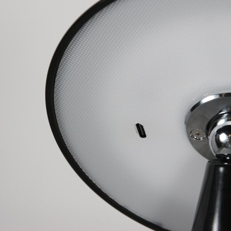 Anne Light Anne Light Oplaadbare Tafellamp Mush Glanzend Zwart 3 Watt Ø 15cm