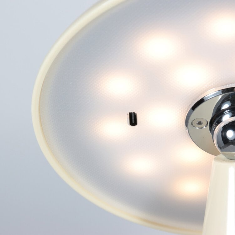 Anne Light Anne Light Oplaadbare Tafellamp Mush Glanzend Crème 3 Watt Ø 15cm
