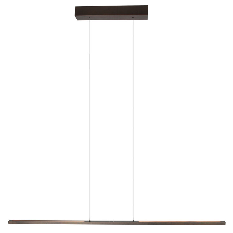 Steinhauer Hanglamp Bande Cacao Bruin incl. Comfort Lift 150cm 3995CA