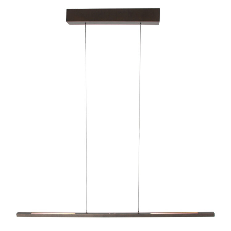 Steinhauer Hanglamp Bande Cacao Bruin incl. Comfort Lift 114cm 3994CA