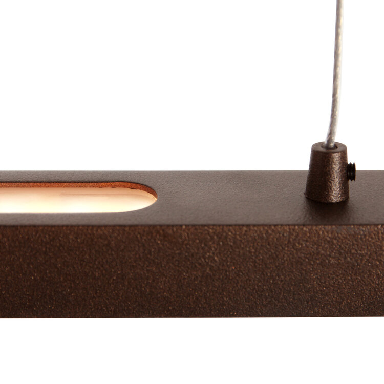 Steinhauer Hanglamp Bande Cacao Bruin incl. Comfort Lift 150cm 3995CA