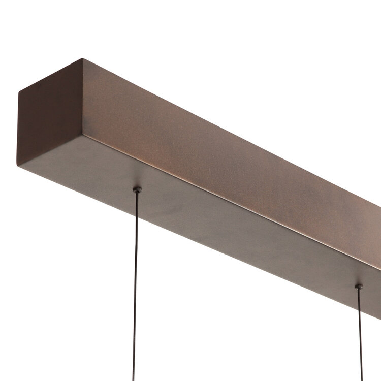 Steinhauer Hanglamp Bande Cacao Bruin incl. Comfort Lift 114cm 3994CA