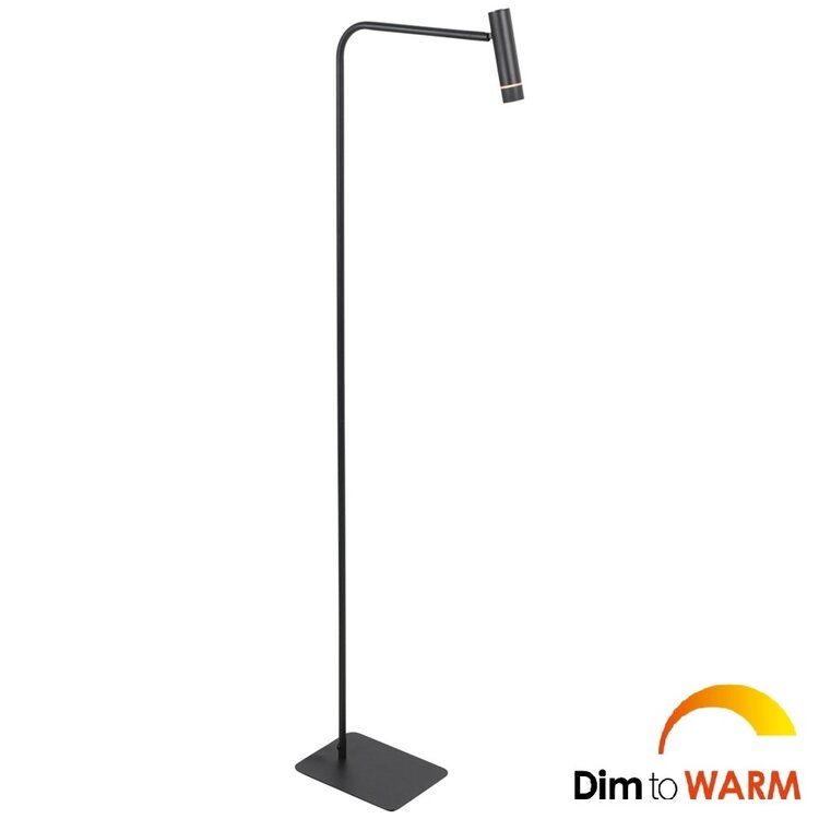 Vloerlamp Volari Zwart 5Watt Dim to Warm 4710ZW