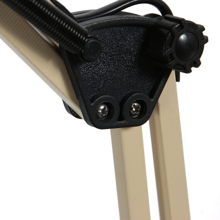 Mexlite Tafellamp Study Crème Bureaulamp E27 Fitting Verstelbaar 3456CR