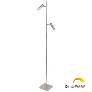 Vloerlamp Volari Staal 5Watt Dim to Warm 2 Lichts