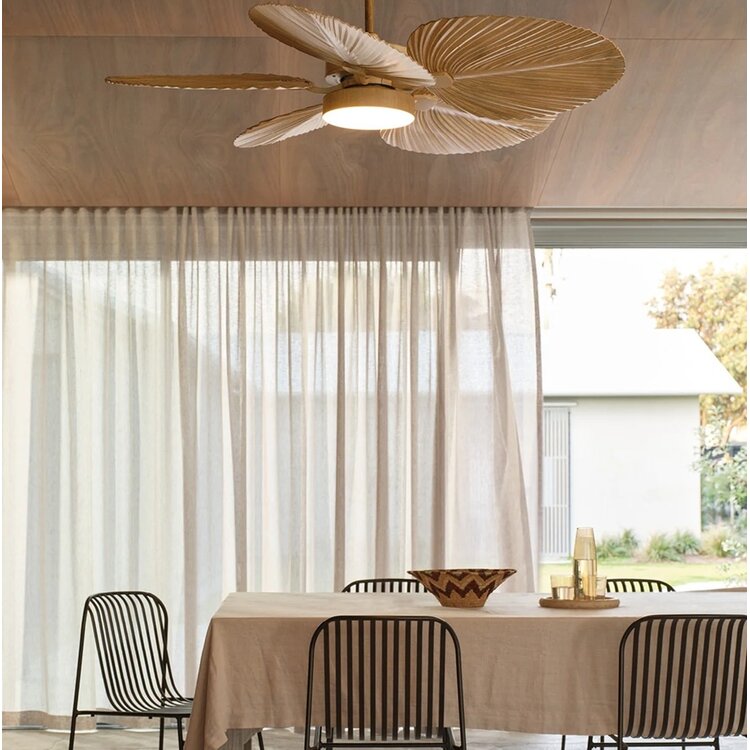 Lucci Air Plafondventilator Bali Naturel incl. 18Watt Led Ø 132cm
