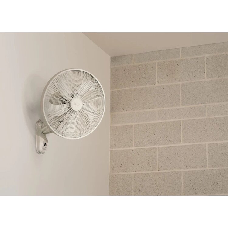 Lucci Air Glide Wandventilator Ø45 cm Wit met Afstandsbediening