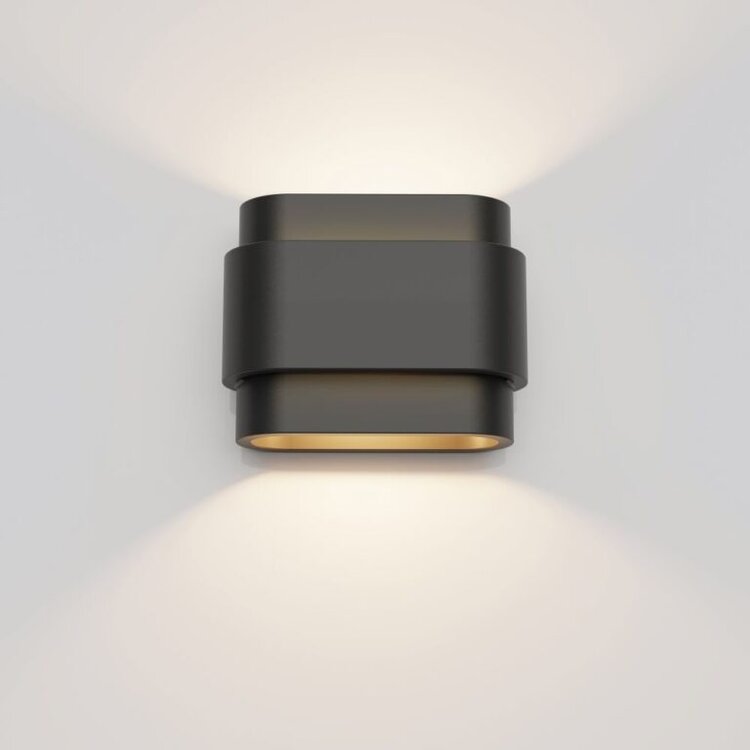 Artdelight Wandlamp Metz Zwart Gips 2 Lichts G9 Fitting