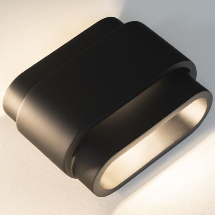 Artdelight Wandlamp Metz Zwart Gips 2 Lichts G9 Fitting