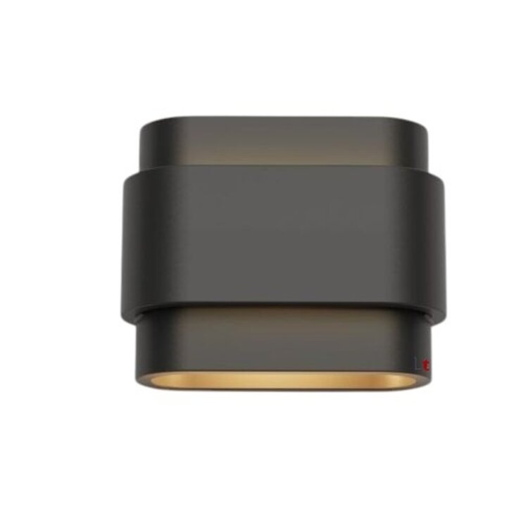 Artdelight Wandlamp Metz Zwart Gips 2 Lichts G9 Fitting