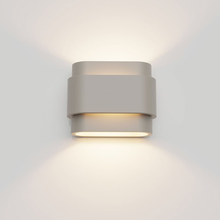 Artdelight Wandlamp Metz Gips Zand 2x G9 Fitting