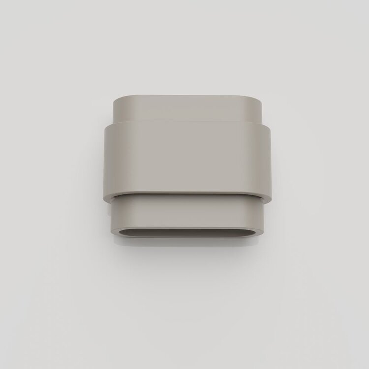 Artdelight Wandlamp Metz Gips Zand 2x G9 Fitting