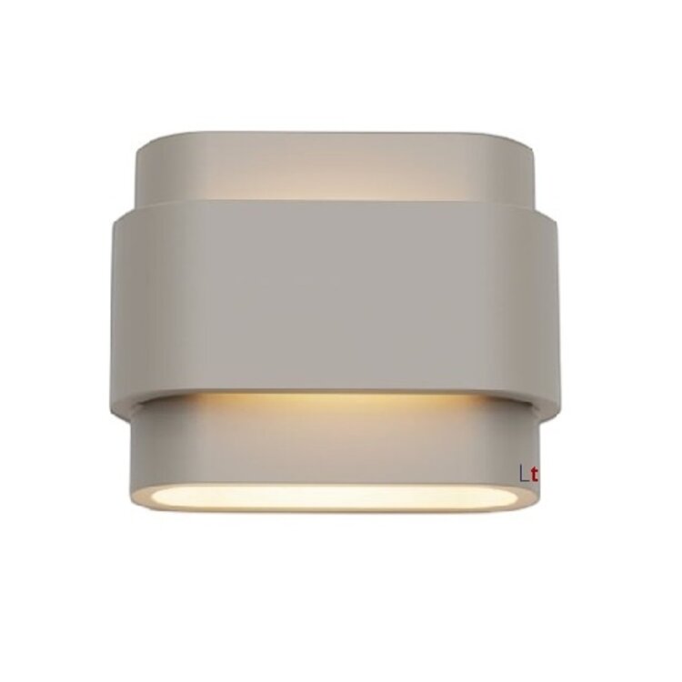 Artdelight Wandlamp Metz Gips Zand 2x G9 Fitting