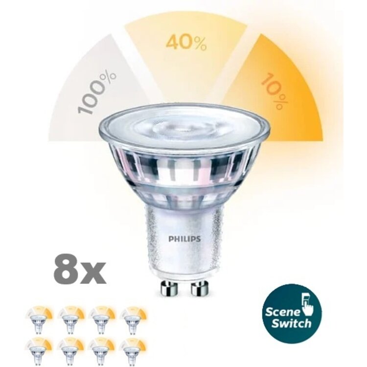 GU10 5Watt LED-lamp  SceneSwitch 8 Stuks