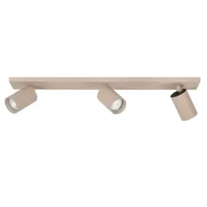 Highlight Mila Spot 3-lichts Rechthoek Beige GU10