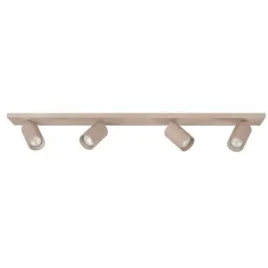 Highlight Mila Spot 4-lichts Balk Beige GU10