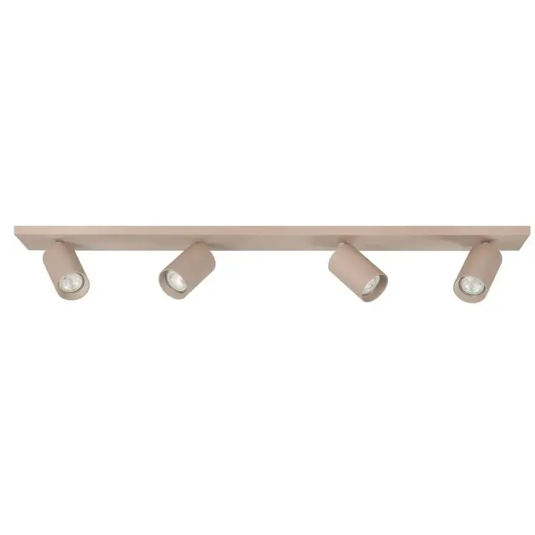 Highlight Mila Spot 4-lichts Balk Beige – Draaibaar & Kantelbaar – GU10