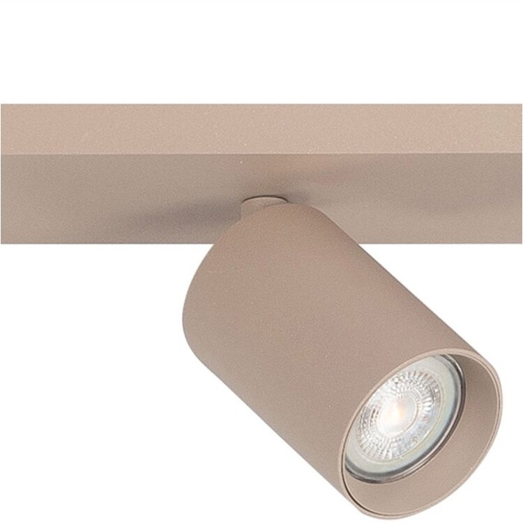 Highlight Mila Spot 4-lichts Balk Beige – Draaibaar & Kantelbaar – GU10