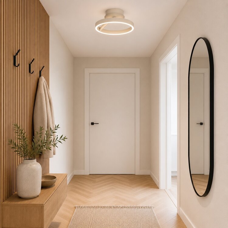 Freelight Pilota Plafondlamp Crème Ø30 cm LED 23W 2700K 900 Lumen 3-Staps Dimbaar