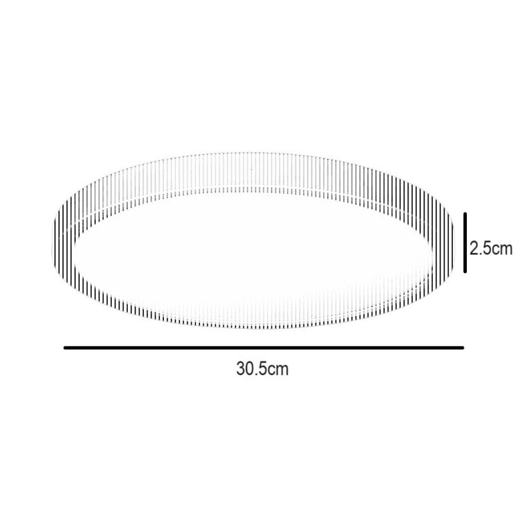 Highlight Piatto Plafondlamp Beige Ø 30,5 cm | Ultradunne LED Plafondlamp met 3-Staps Dimfunctie